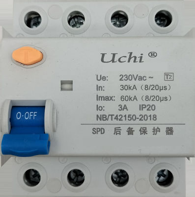Ul94-V0 de Stroomonderbreker van de Schommelingsbeschermer met 60KA-het Vermogen van de Lossingsstroom